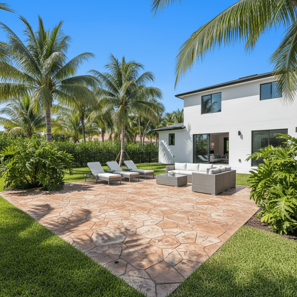 concrete patio miami gardens