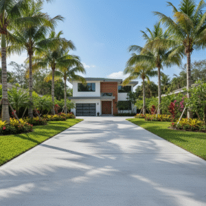 concrete driveway miami gardens