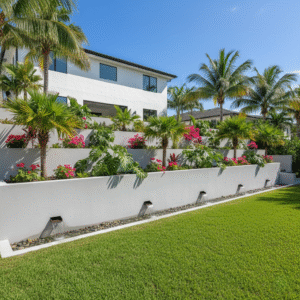 concrete retaining wall miami gardens