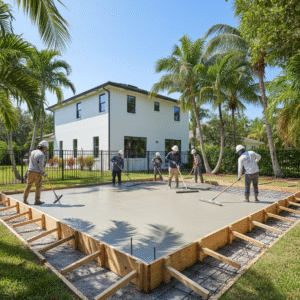 concrete slab miami gardens