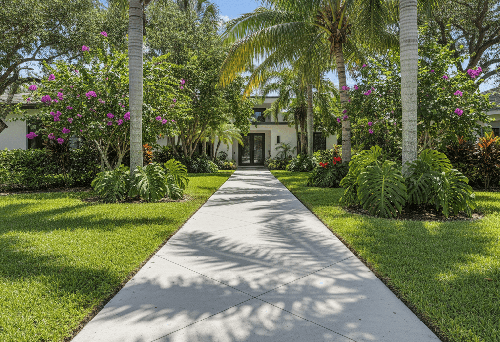 concrete walkway miami gardens